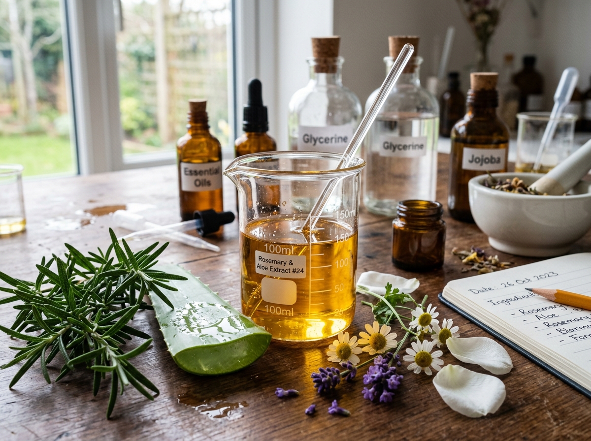 Botanical extracts and formulation beaker